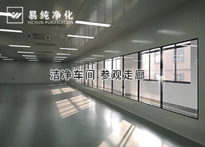 潔凈參觀走廊這樣設(shè)計大氣不？